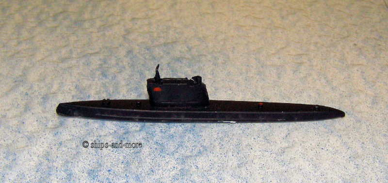 Submarine "Zulu" black (1 p.) SU 1958 no. 5 from Star